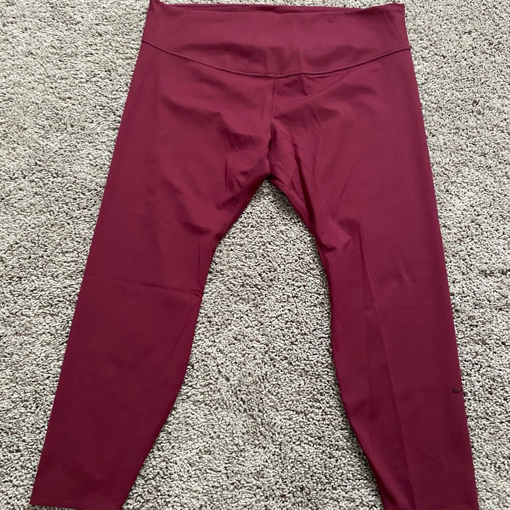 Nike One Luxe Womens Mid Rise 7/8 Training Tights CZ3290-638 Plus Size 3X NWT
